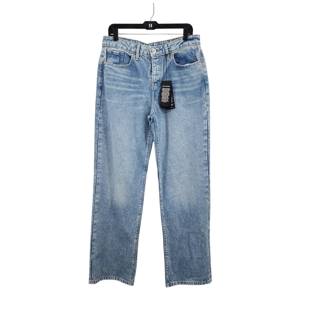 Outland Denim Women's AMY High Rise Wide Leg Jeans Vintage Wash Sz 31
